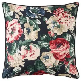 4 x Cushion cover, black/multicolour