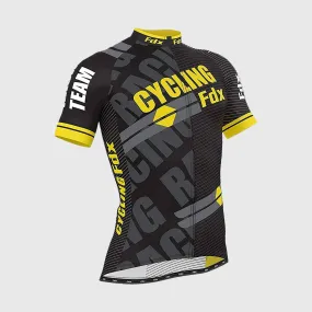 Fdx Core Yellow Men's & Boy's Short Sleeve Summer Cycling Jersey