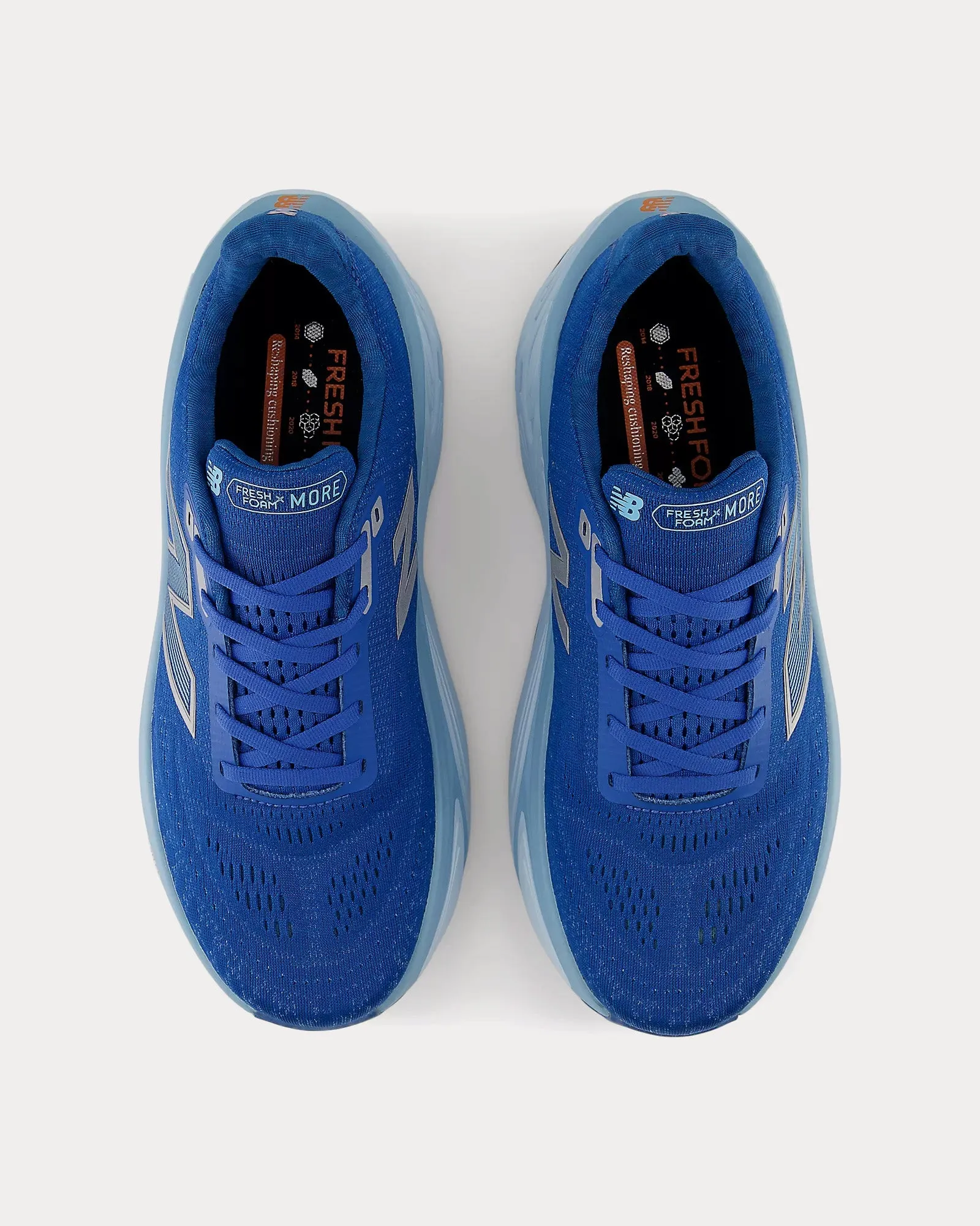 Fresh Foam X More v5 Blue Agate / Quarry Blue / Silver Metallic Running Shoes