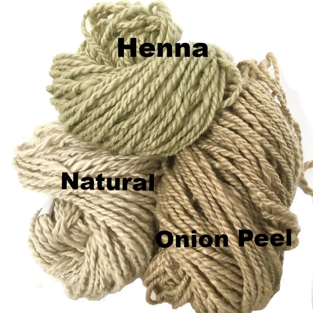 Hand Spun Mohair Yarn - Beige