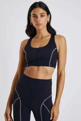 Night Track Zip Bra