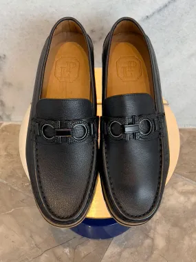 Pelle Calfskin Slip-On Loafer Black