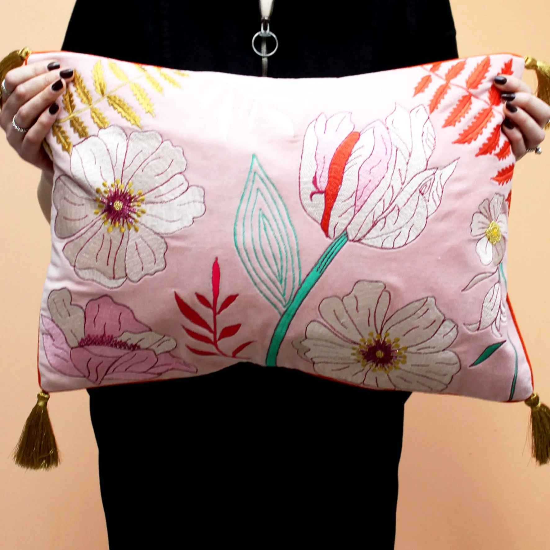 Posy Light Pink Cushion